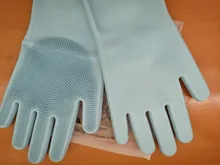 Guantes de limpieza para aseo de mascotas, perros y gatos para baño de, lavaplatos, limpieza mágica, guante de silicona para depilación