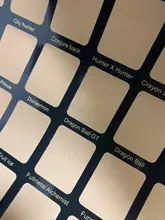 Decoración de la parte superior del hogar, póster de Anime rascador, lista de cubo de Anime, iconos artísticos prémium, gran regalo para los fanáticos del Anime, 100