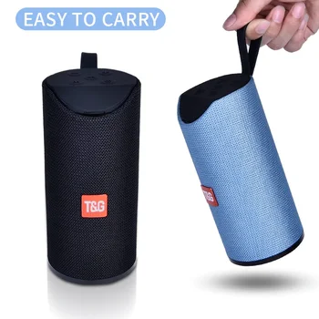 

T & G Bluetooth Speaker Portable column Stereo Wireless portable 3D Music Surround Exterior Smartphone Computer CGStore
