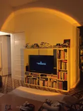 Atmosphere Led Night Light Rainbow Sunset Projector Lamp for Home Coffe shop Background