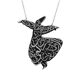 

Merve Gümüş'ten 925 Setting Cabochons Whirling Dervish Necklace