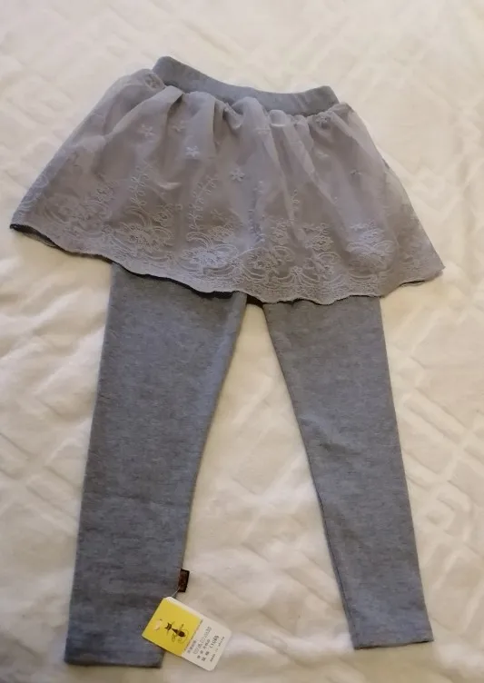 Cotton Baby Girls Leggings Lace Princess Skirt-pants photo review