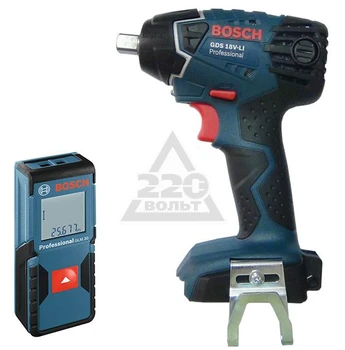 

Set BOSCH battery Wrench GDS 18 V-LI (0.601.9A1.S0C)