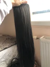 Vigorous-extensiones de cabello sintético con pinza, cabello sintético con cola de caballo ondulada, color marrón degradado