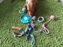 Toy-Sets Chew-Rope-Toys Large-Dog Teeth Big Dogs Outdoor for 12pcs Juguete Perros Para