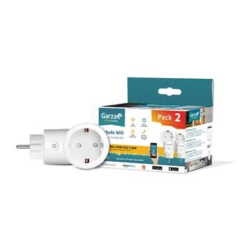 

Heron SmartHome-Pack 2 Lead Jacks smart WIFI compatible with Alexa, iOS and Google Home. Plug by remote control