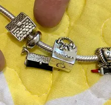 Boosbiy-colgante de cristal con cuentas chapadas en plata para mujer, pulsera con abalorios de corazón, muñeca, marca de bricolaje, 2 uds., gran oferta