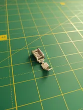 Prensatelas eléctricas multifuncionales para el hogar, prensatelas para cremalleras de acero inoxidable, plateadas, 3x1x0,5 cm, piezas de repuesto para máquina de coser