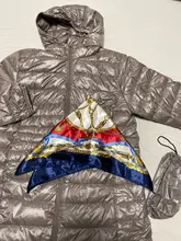 Chaqueta larga con capucha para mujer, abrigo ultraligero de plumón de pato blanco para otoño e invierno, Parkas portátiles, color liso, 7XL