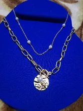 VKME-collar de perlas de mariposa de varias capas para mujer, gargantilla de perlas doradas, estrella del sol, regalo de joyería 2021