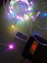 Christmas-Light Timer Decoration Led-String Copper-Wire-Garland Remote-Control Waterproof