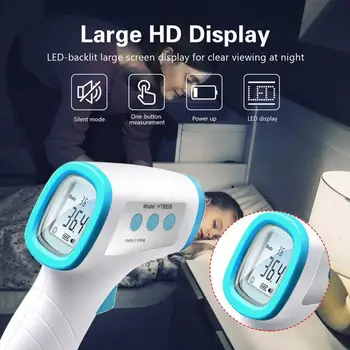 

Non-contact Infrared Thermometer Handheld Infrared Thermometer High Precision Measures Body Temperature