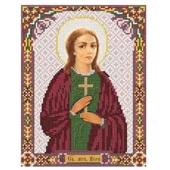 

S9112 set for embroidery with beads 'Nova sloboda' 'St. MCH. Vera ', 18x25 cm