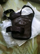 Bolsa cartuchera de cuero genuino para hombre, bolso cruzado, riñonera cinturón, cadera, viaje, motocicleta, bandolera mensajero