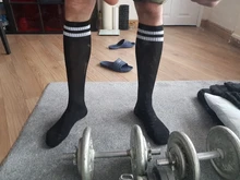 Calcetines de fútbol para adultos y niños, resistentes al desgaste, hasta la rodilla, 13 colores