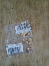 20 unids/lote bisagras de la puerta del gabinete Chapado en latón Mini bisagra decorativo pequeño joyería de madera caja de accesorios de muebles