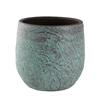 

Antik Bronz Seramik Saksı (25X28 CM)