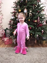 Mntrerm-zapatos de algodón para niños, Zapatillas de casa para niños y niñas, bonitas orejas de peluche de conejo, zapatillas calientes de interior gruesas