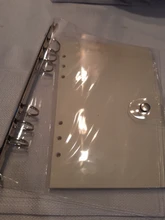 Cuaderno transparente de hojas sueltas de varios tamaños, carpeta de notas, diario, cubierta de núcleo interno, suministros de papelería de oficina, tamaño A7, A6 y A5