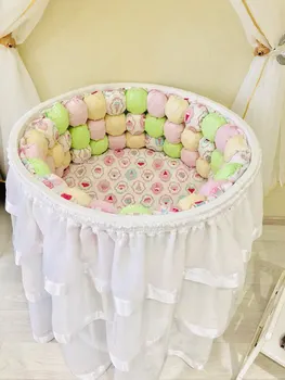 

Комплект в круглую/овальную кроватку "Бомбон" Комплекты в круглую/овальную кроватку