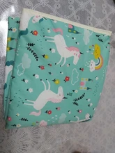 Alfombrilla de algodón impermeable para cambio de bebé, cubierta de juego de urinario, colchón para mascotas, 4 tamaños, dibujos animados