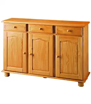 

Dresser 3 doors Altea Pine solid wood honey color.