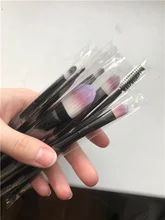 Juego de brochas de maquillaje profesionales, 15 Uds., sombra de ojos, base de maquillaje en polvo, pestañas, Kit de herramientas de belleza cosméticas