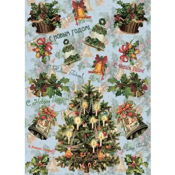 

Rice paper for Decoupage "" craft Premier "", A3, 25 g/m, "Christmas Tree" "cp02908