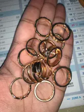 Conjunto de anillos de oro rosa para mujer, joyería punk, vintage, venta indefinida, venta al por mayor, accesorios de Navidad 2020