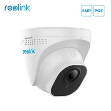 Reolink-cámara IP PoE de 5MP, videocámara de visión nocturna súper HD, P2P, Onvif, detección de movimiento, domo al aire libre, RLC-520 de videovigilancia para el Hogar Inteligente