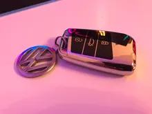Funda de llave de control remoto para coche, carcasa suave de TPU, llavero para Volkswagen, VW, Magotan, Passat B8, Golf, Skoda, Superb, A7, accesorios, novedad