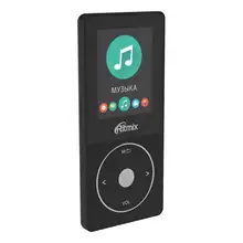 MP3 плеер RITMIX RF-4650 8GB Black(ЖК дисплей 1,8", память 8 Гб+ MicroSD до 128 Гб, радио