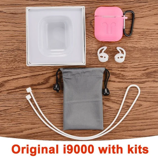 i9000 pink kits I9000 TWS Aire 2 Bluetooth 5,0 наушники беспроводные наушники гарнитуры для телефона PK i10 i12 i30 i60 i200 i500 i10000 TWS - Цвет: i9000 pink kits