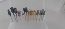 Caja de almacenamiento de acrílico con 20 ranuras para brocas de uñas, soporte vacío para fresas, recipiente de exhibición, accesorios de manicura, LAA35-2