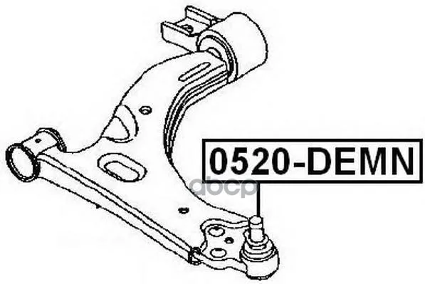 Опора Шаровая Mazda Demio Dy3/Dy5 2002-Ford Fiesta Jh/Jd 2001-Ford Fusion Ju 2002- ASVA арт. 0520DEMN