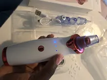 Aparato para limpieza profunda de la piel con espinillas, limpiador con punta de diamante de Zona T para nariz y resto del rostro, para la eliminación de espinillas, succión al vacío