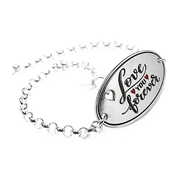 

Law silver bracelet 925m 18cm. Sheet LOVE YOU FOREVER [AB5368GR] -Customizable-RECORDING INCLUDED IN THE PRICE