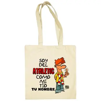 

Cloth bag I'm Athletic Bilbao as my uncle customizable with name