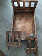 Accesorios para fotografía de recién nacido, Mini mesas Escritorio de madera desmontable, accesorios de fondo para fotografía de bebé