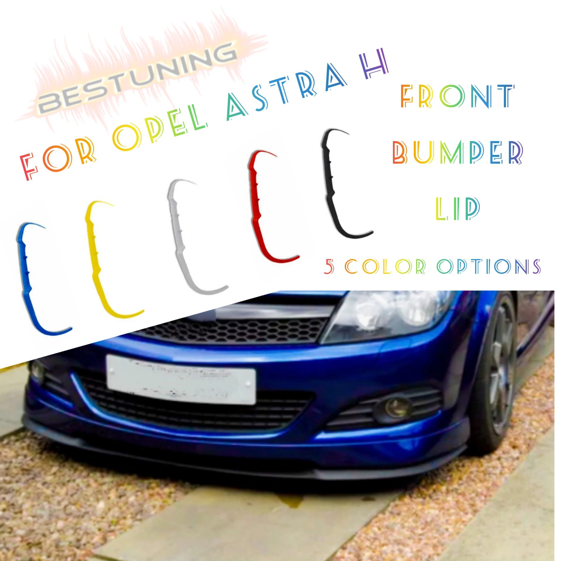 For Opel Corsa C CUPRA R Front Bumper Lip Universal 3pcs Diffuser Black  Bumper Lip Spoiler Body Kit, Auto Car Tuning Accessories - AliExpress