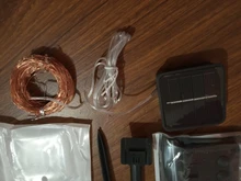 Outdoor Garland Fairy-Lights Solar-Power-Lamp Garden-Decoration Christmas Waterproof