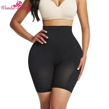 

Wonderful-beauty Women High Waisted Butt Lifter Tummy Control shapewear shorts Panties Trainer Body Shaper Fajas Plus Size