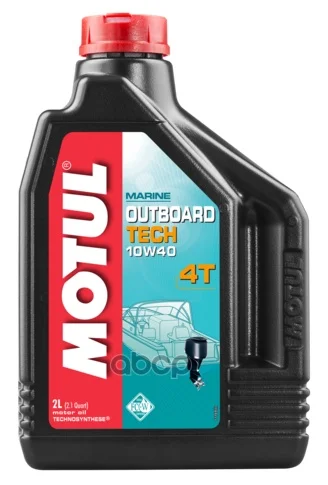 MOTUL Моторное Масло Outboard Tech 4t 10w40 2л 106368