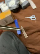 Pinzas puntiagudas de acero inoxidable alargadas, Grado Industrial, 18CM, para herramienta de reparación de teléfonos móviles