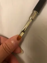 Pincel de uñas 2 en 1 de doble punta, herramienta de uñas de doble uso, cepillo de Gel de poligel y recolector, barra de Color de acero inoxidable, cepillo de flores