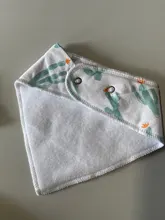 100% de bebé de algodón orgánico de baberos Bandana bebé Baberos alimentación Baberos para babeando y dentición suave y absorbente babero Unisex bebé Baberos