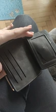 PURDORED-cartera de cuero para hombre y mujer, Tarjetero Unisex delgado con Soporte para tarjeta suave, a la moda, 1 unidad