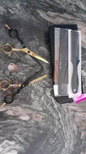 Tijeras profesionales para peluquería, originales de Japón, juego de 2 tijeras para corte de cabello de 5.5 y 6.0 pulgadas