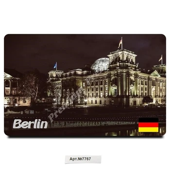 

Souvenir. Vinyl magnet "Berlin", Germany, (dimensions: 54x86mm). Free shipping.