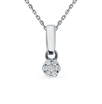 

Gold pendant with diamonds sunlight sample 585